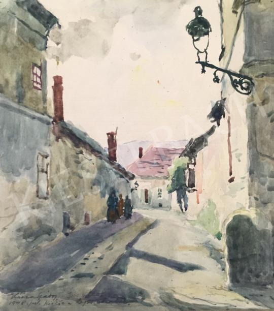  Kássa, Gábor - Lugas Street (Jós Street Detail), 1948 painting