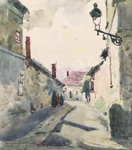  Kássa Gábor - Kisköz a Lugas utcából (Jós utcaköz), 1948 