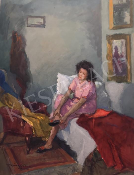 For sale  Kássa, Gábor - The Pink Dress, 1942 's painting