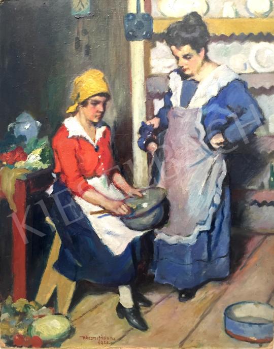 For sale  Kássa, Gábor - In the Kitchen, 1926 's painting