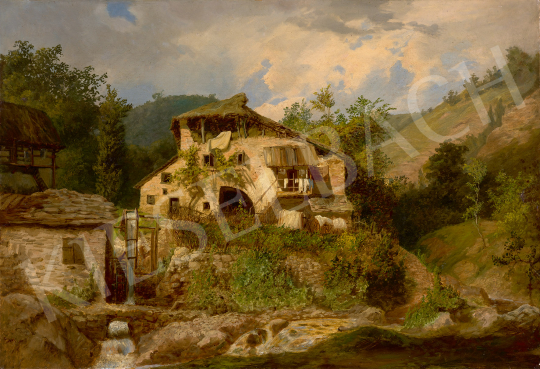 For sale Telepy, Károly - Old Mill in the Mountains (Mill in Dolomites) 's painting