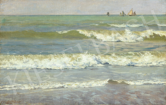 For sale  Nádler, Róbert - Waves at the Coast of the Atlantic Ocean 's painting