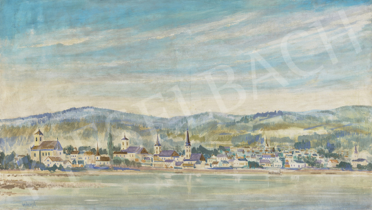 For sale  Gyimesi, Lajos - Szentendre’s View from the Danube 's painting