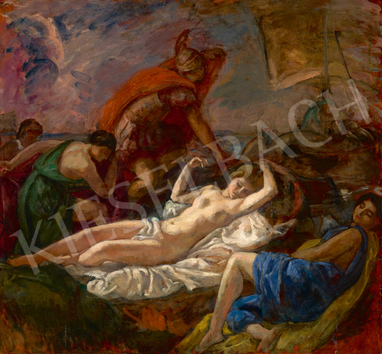  Iványi Grünwald, Béla - Theseus leaves Ariadne, 1918 painting