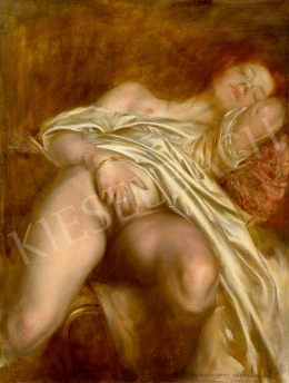  Karlovszky, Bertalan - Red-Hair Nude, c.1900 