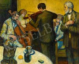  Szentes, Béla - Cafe in Paris, 1922 
