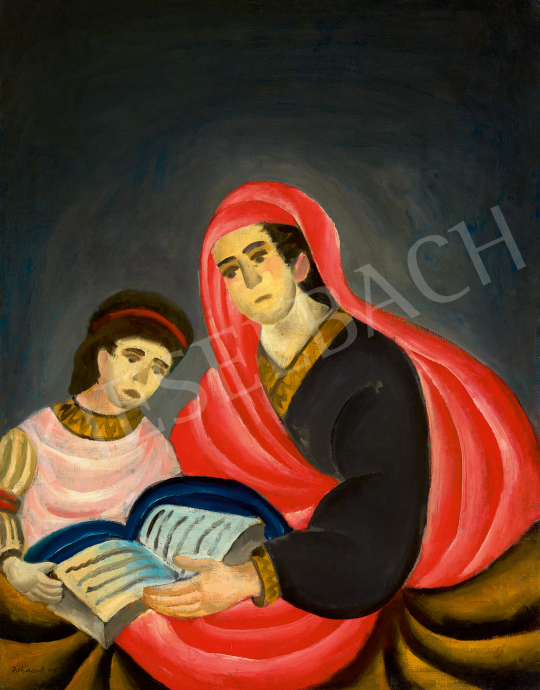 Eladó Bohacsek Ede - Szent Anna (Szent Anna Máriával), 1913 festménye
