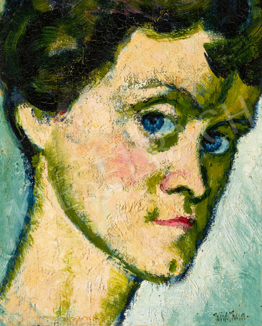  Kiss, Vilma - Self-Portrait, 1920's painting