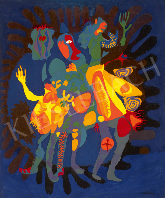 For sale  Illés, Árpád - Carnival, 1970 's painting