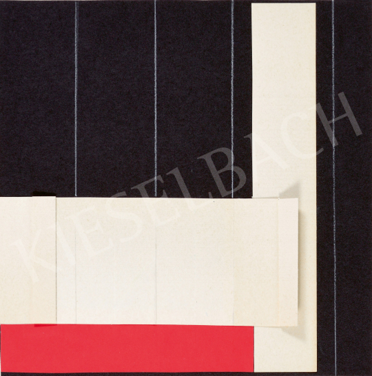 Eladó  Szilvitzky Margit - Geometrikus papírhajtogatás, 1977 festménye