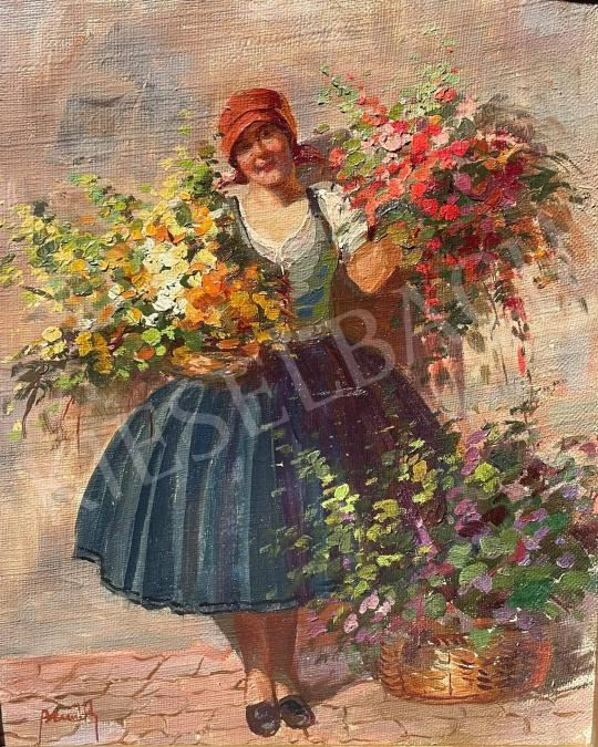 Bernáth, Ilma - Florist Girl painting