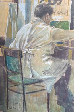 Ismeretlen festő - A borbély, 1916 