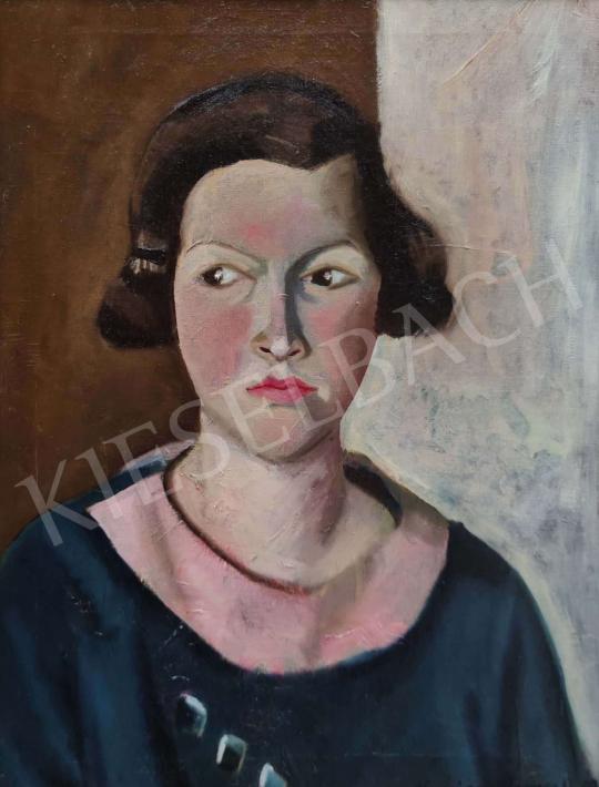  Kacziány Regner Auguszta - Fiatal lány, 1933 festménye