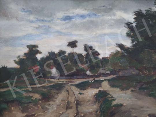 For sale Vass, Elemér - Farm on the Waterside 's painting