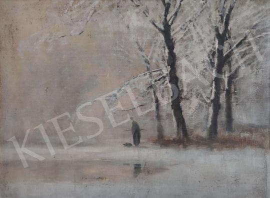 For sale Kézdi-Kovács, László - Winter Forest 's painting