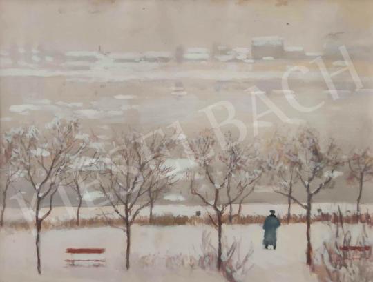  Zádor, István - Danube (Budapest), 1960 painting