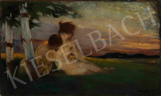 Vesztróczi, Manó - Lovers (Reassurance), c.1910 | 65th Auction auction / 3 Lot