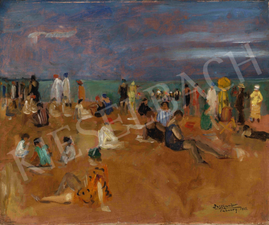  Basch Andor -  Francia tengerpart (Cabourg), 1925 | 65. Aukció aukció / 10 tétel