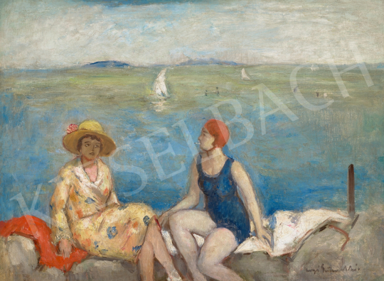  Iványi Grünwald, Béla - Summer Day at Lake Balaton (Lelle) | 65th Auction auction / 12 Lot