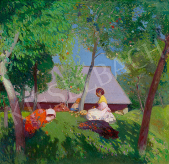 Herrer, Cézár - Summer Afternoon in Nagybanya, 1907 | 65th Auction auction / 13 Lot