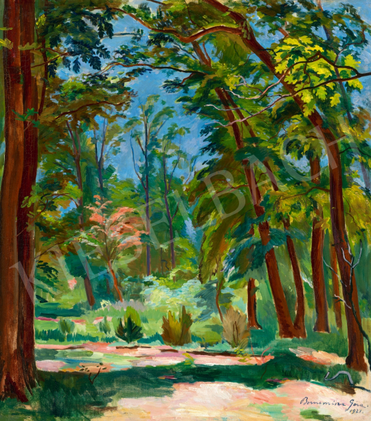  Bornemisza, Géza - Park (Summer Lights), 1921 | 65th Auction auction / 16 Lot