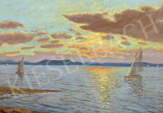 Rubovics, Márk - Sailboats on Lake Balaton | 65th Auction auction / 19 Lot