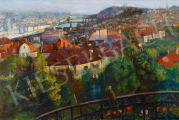 Nagy Sándor - Budapest látképe, 1916 