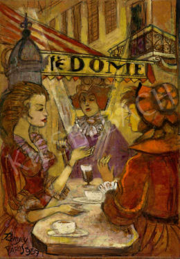  Remsey, Jenő György - Cafe Dome, Paris, 1957 