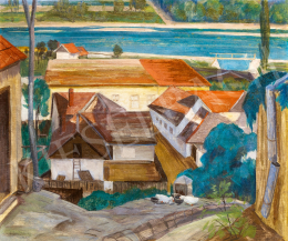  Bánáti Sverák József - Kilátás a Dunára (Szentendre), 1935 