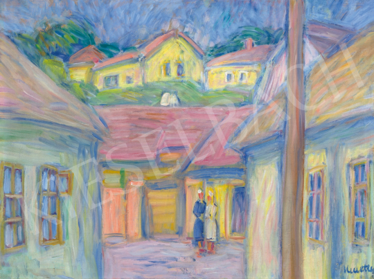  Kmetty, János - Street Scene in Szentendre, 1940 | 65th Auction auction / 42 Lot