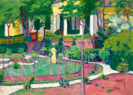  Pólya, Tibor - Park Detail, 1910 