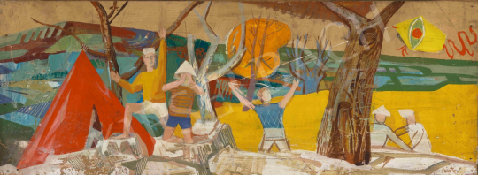  Szinte, Gábor - Playing Kids | 65th Auction auction / 53 Lot