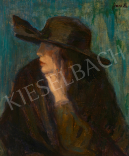 Vass, Elemér - Woman with Hat 