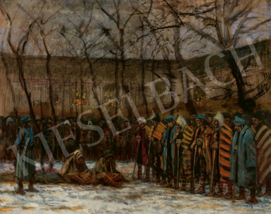  Mednyánszky, László - Christmas of Prisoners of War, c.1915  | 65th Auction auction / 85 Lot