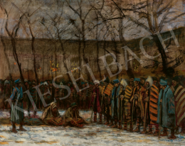  Mednyánszky, László - Christmas of Prisoners of War, c.1915  