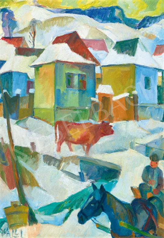 Páll, Lajos - Winter in Korond | 65th Auction auction / 112 Lot