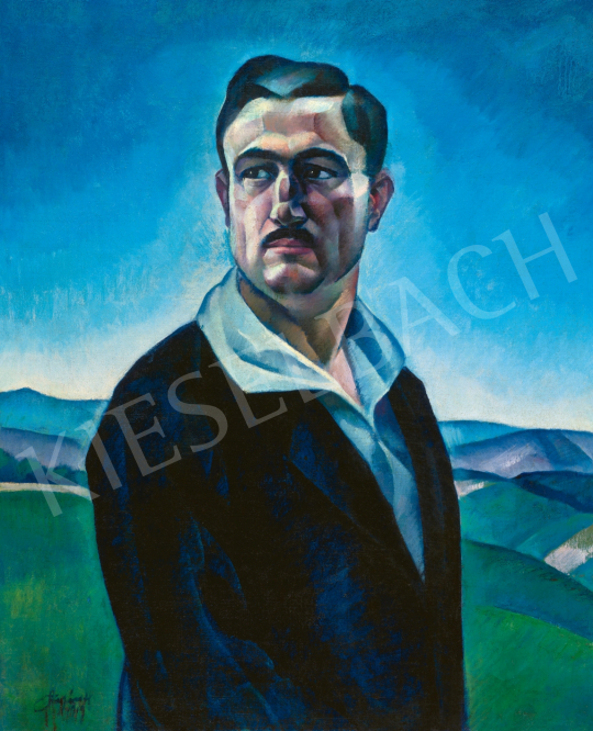 Stefán, Henrik - Cubist Portrait, 1919 | 65th Auction auction / 122 Lot
