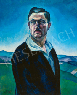 Stefán, Henrik - Cubist Portrait, 1919 