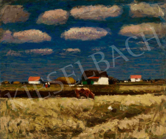  Koszta, József - Landscape in Szentes, 1920's | 65th Auction auction / 135 Lot