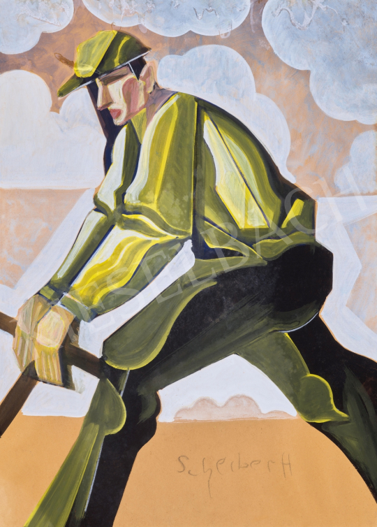  Scheiber, Hugó - Walking Man | 65th Auction auction / 139 Lot