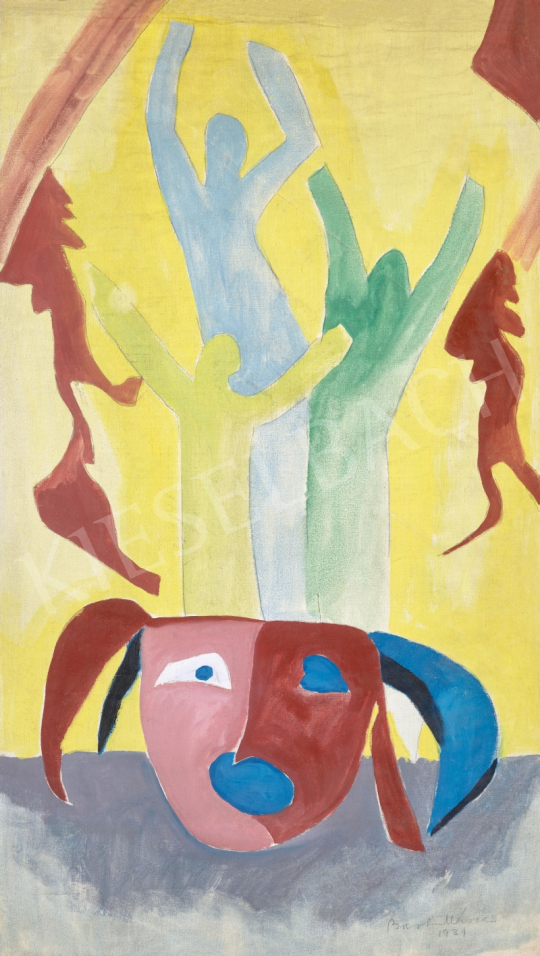  Barta Mária - Tánc (Art deco színpad), 1931 | 65. Aukció aukció / 140 tétel