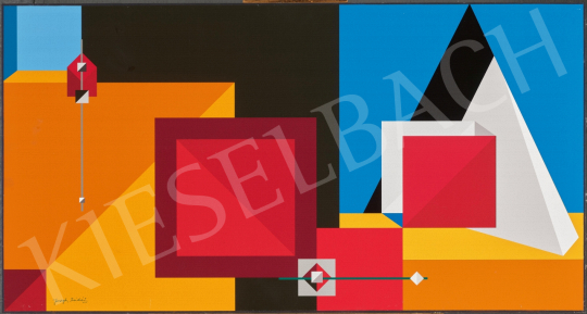  József Kádár - Metaphysics (Message of the Pyramide) | 65th Auction auction / 147 Lot