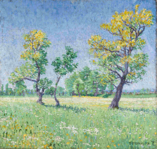 Boromisza Tibor - Tavaszi virágzás (Nagybánya), 1907 | 65. Aukció aukció / 171 tétel