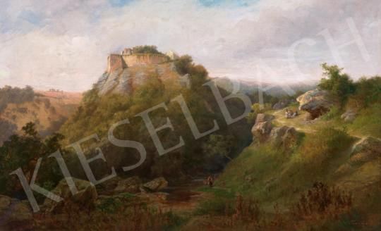 Telepy, Károly - Castle of Huszt, 1898 | 65th Auction auction / 180 Lot