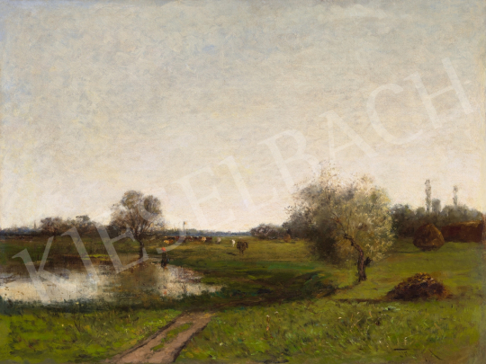 Tölgyessy, Artúr - Shepherd at the Water, Hommage á Corot | 65th Auction auction / 194 Lot