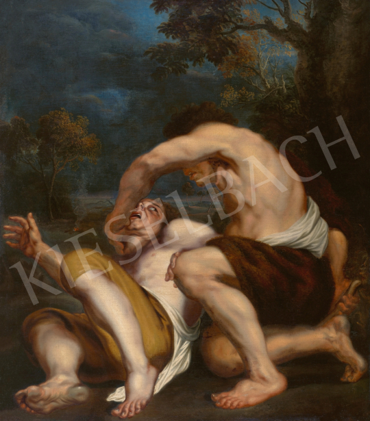  Ismeretlen 17. századi flamand festő - Káin és Ábel | 65. Aukció aukció / 219 tétel