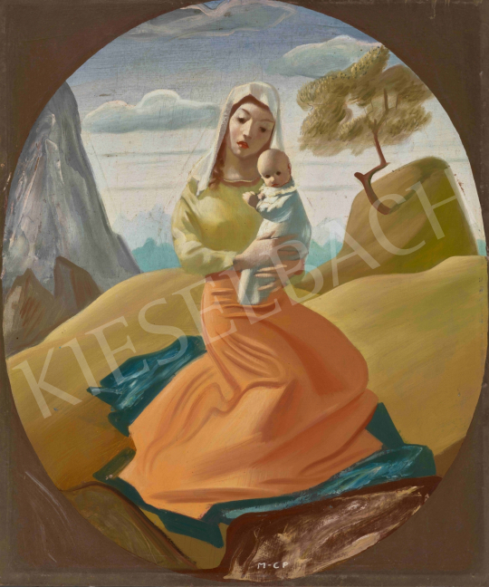  Molnár C., Pál - Madonna | 65th Auction auction / 229 Lot