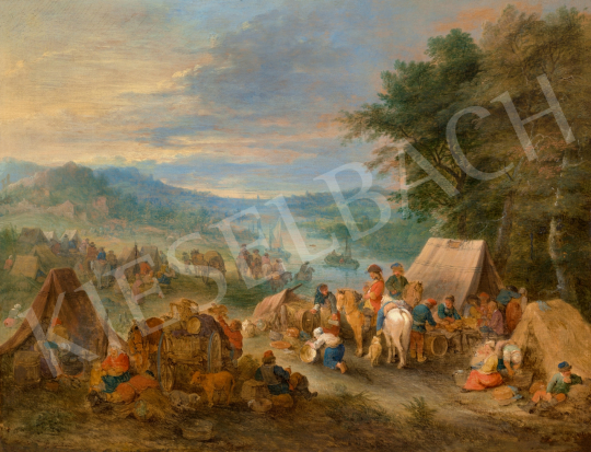  Michau, Theobald - Campers at the River | 65th Auction auction / 26 Lot