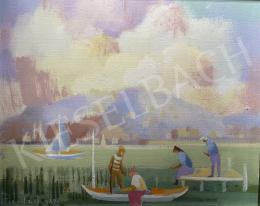  Pleidell János - Balaton vitorlással, 1987 