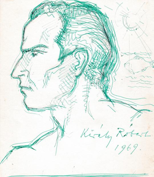 For sale Király, Róbert - Self Portrait, 1969 's painting